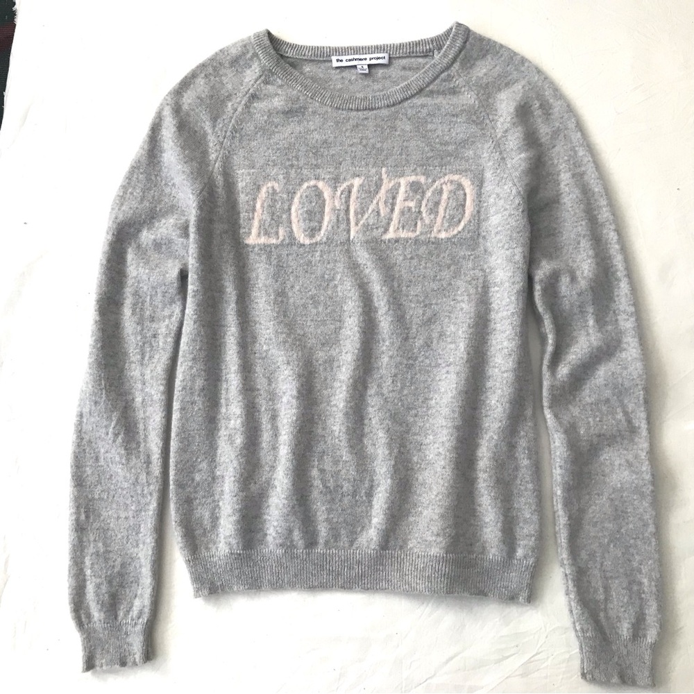 100% Cashmere Intarsia Sweater